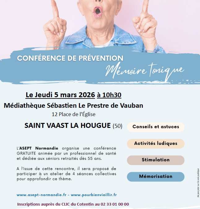Mémoire tonique : une conférence et des ateliers pour se rassurer
