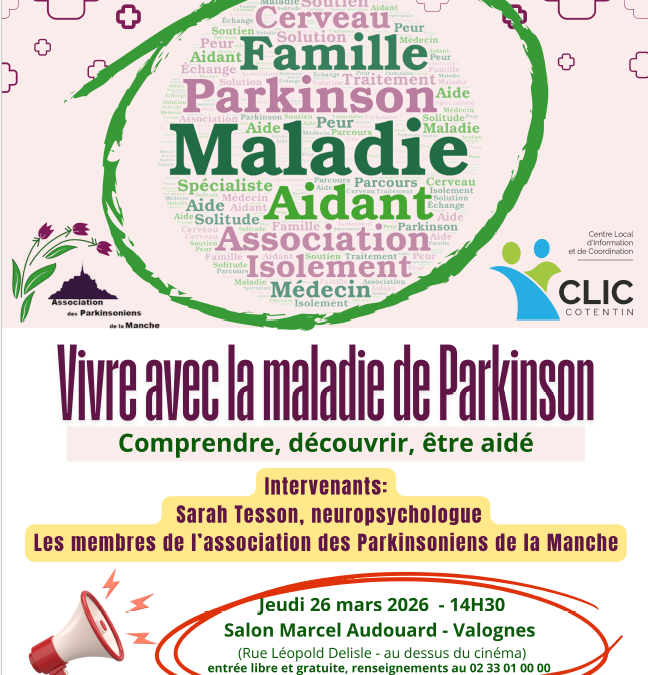 Conférence « vivre avec la maladie de Parkinson »