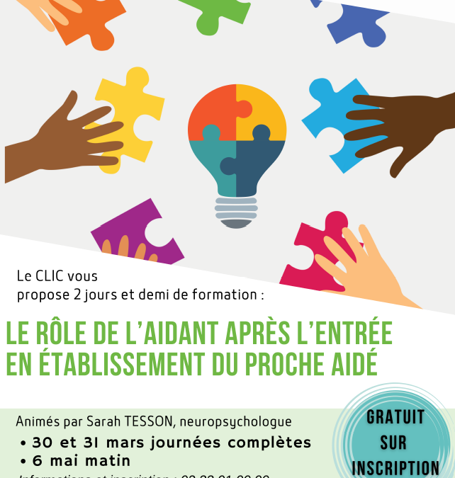 Le rôle d&rsquo;aidant après l&rsquo;entrée en établissement du proche aidé : formation