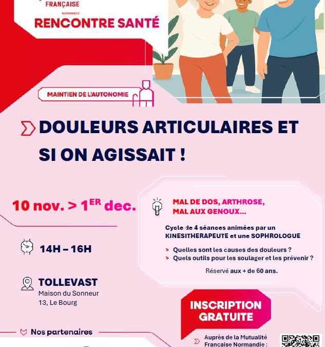 Douleurs articulaires, si on agissait !